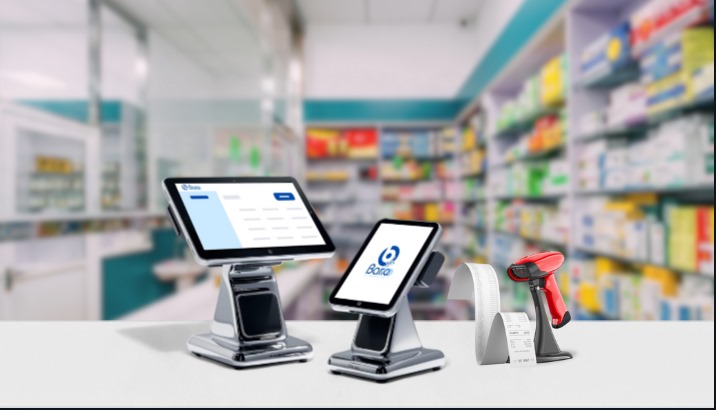 Barioo POS system working in a Pharmacy