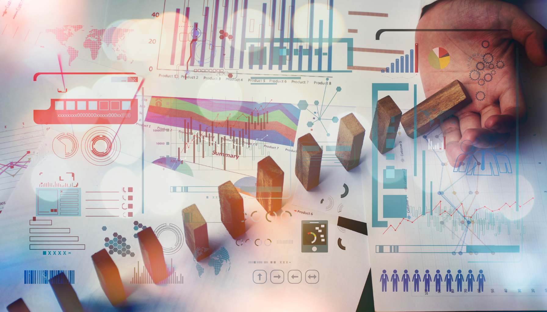 Supply Chain Management,finance and accounting illustration
